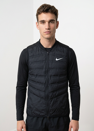 Оригінальна чоловіча пухова жилетка для бігу nike aeroloft 800
