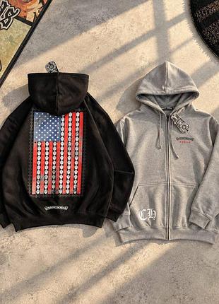 Zip hoodie chrome hearts