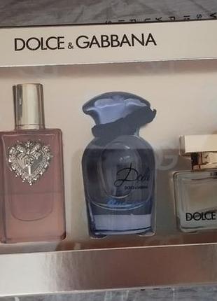Набір парфумерії dolce&gabbana мініатюри 2