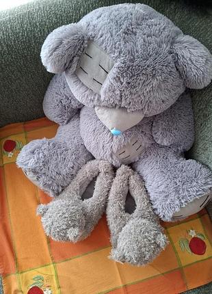 Очаровательные теплющие фирменные тапочки - слиперы me to you tatty teddy великобритания 40/41 р