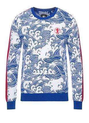 Светр чоловічий dirk bikkembergs багатобарвний розмір m-l