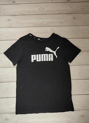 Футболка дитяча puma чорна 7-8 років
