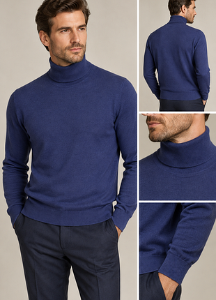 Мужской шерстяной гольф hunt gallery (made in italy), 100% шерсть мериноса extrafine, размер xxl