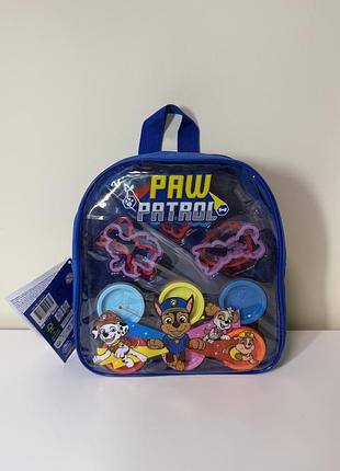 Набір для ліплення paw patrol із 16 предметів у рюкзаку