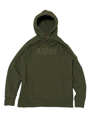 Худі alpha industries basic hoody army (olive), така як тактична, військова, трекінгова кофта-худі.