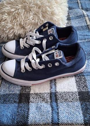 Кеди converse all star низькі темно-сині
