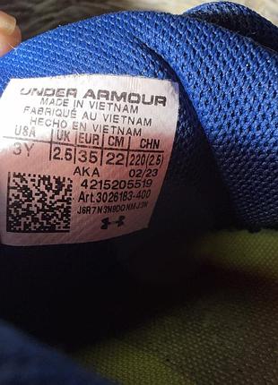 Кросівки для підлітка under armour bgs assert 10 сині 6
