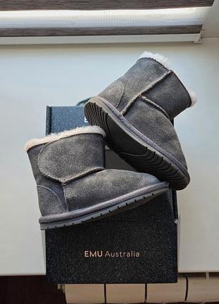 Дитячі чоботи з натуральної замші і вовни emu australia toddle (22/23)