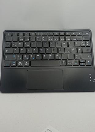 Беспроводная bluetooth клавиатура fintie с тачпадом немецкая qwertz