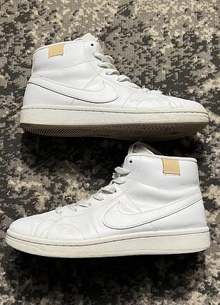 Кросівки чоловічі nike високі білі
