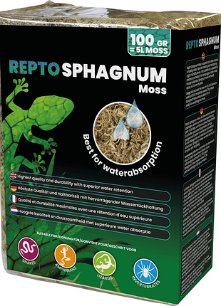 Мох сфагнум repto sphagnum moss 100g (r5100485)