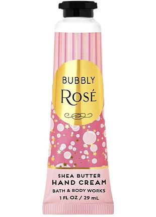 Крем для рук bath & body works bubbly rose hand cream