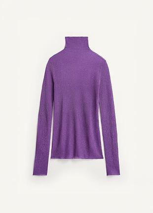 Топ жіночий металізований фіолетовий zara