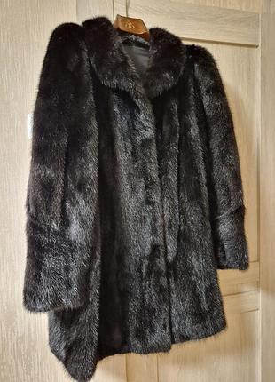 Норкова шуба saga mink