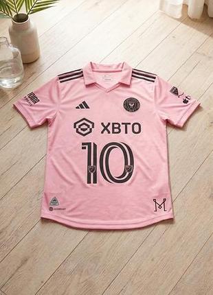 Футбольна форма adidas inter miami lionel messi 10 рожева