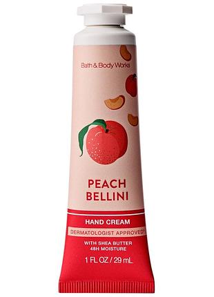 Крем для рук bath & body works peach bellini hand cream