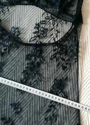 Платье, комбинация кружевная, m/l 9