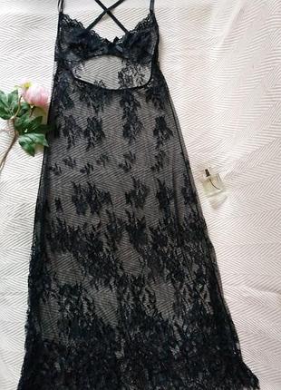 Платье, комбинация кружевная, m/l 5