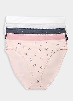 Набір жіночих трусів 5 штук marks&amp;spencer р-р 12, 14 high leg труси