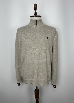 Светр чоловічий polo ralph lauren бежевий розмір xl