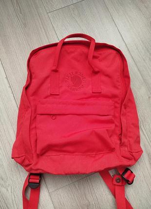Рюкзак жіночий fjällräven kånken червоний