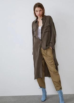 Сукня сорочка плаття-рубашка zara, m-l
