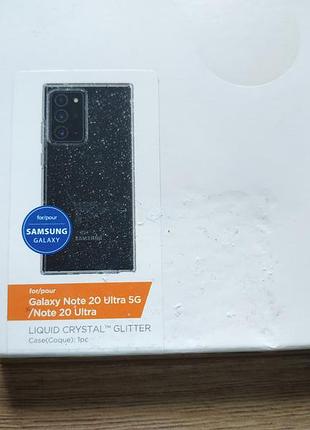 Чехол spigen liquid glitter для samsung galaxy note 20 ultra 5g чохол на самсунг n985 n986 8