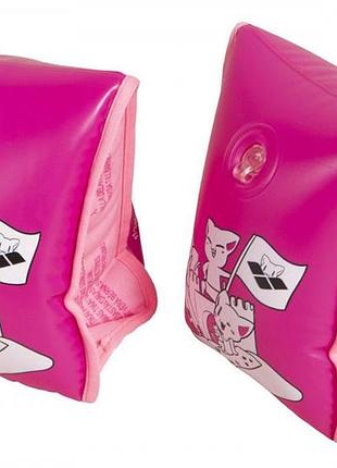 Нарукавники arena friends soft armband фуксія діт 3-6y