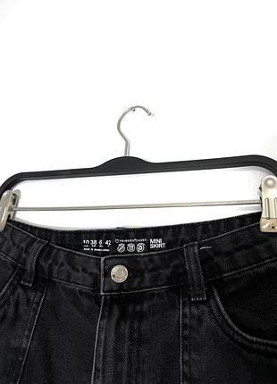 Черная джинсовая юбка мини denim co 2