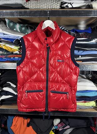 Millet vintage down quilted puffer vest gilet bodywarmer women size 1/xs