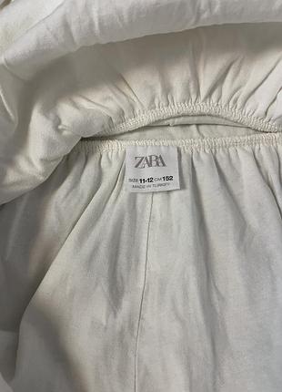 Спідниця zara біла розмір 152 4