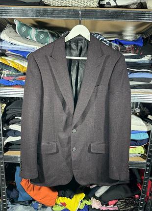 Gives & hawkes classic fit wool blazer jacket men’s m size