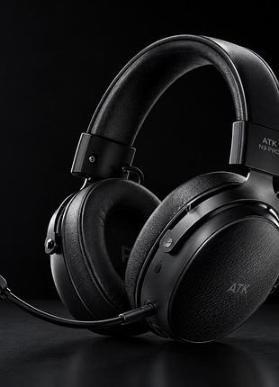 Ігрові бездротові навушники atk neptune n9 pro black