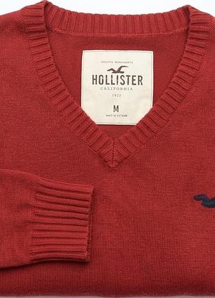Светр чоловічий hollister червоний розмір m