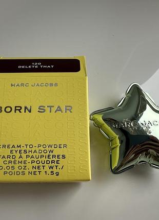 Тіні для повік marc jacobs born star cream-to-powder eyeshadow 120 delete that 1.5 г