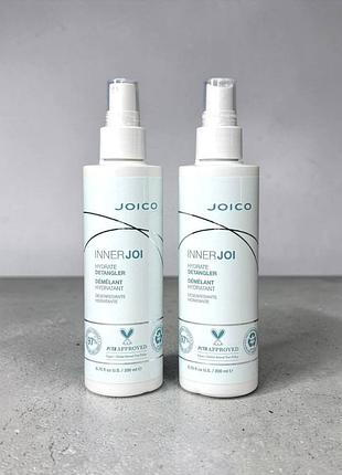 Кондиціонер joico innerjoi hydrate detangler зволожувальний спрей для розплутування волосся 200 мл