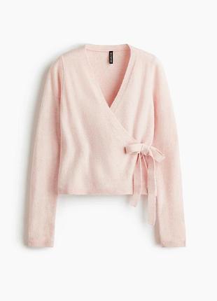 Кардиган на завʼязках на запах h&m