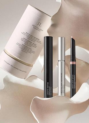 Лімітований набір для вій revitalash spotlight on lashes collection(вій revitalash advanced, 3.5 мл,туш  length define tubing mascara, 5мл, хайлайтер)