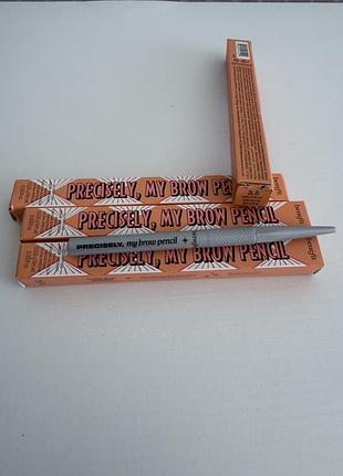 Олівець для брів benefit precisely, my brow pencil, відтінок 3.5 neutral medium brown, міні-версія