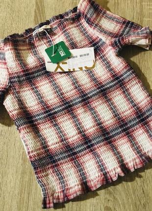 Only кофта топик блузка резинка размер 36 s 100% cotton хлопковпя