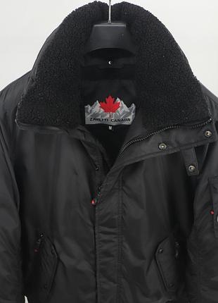Чоловічий зимовий бомбер zavetti canada 4