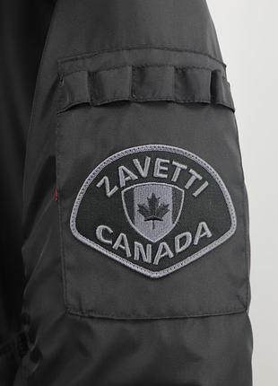 Чоловічий зимовий бомбер zavetti canada 5