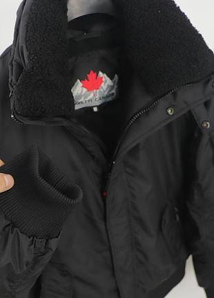 Чоловічий зимовий бомбер zavetti canada 7