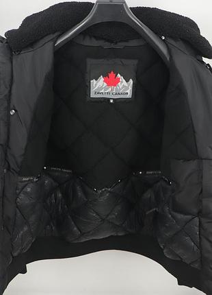 Чоловічий зимовий бомбер zavetti canada 9