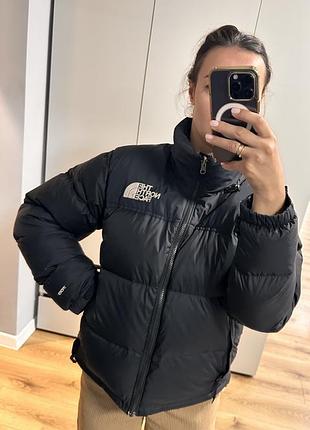 Куртка-пуховик the north face зимова чорна