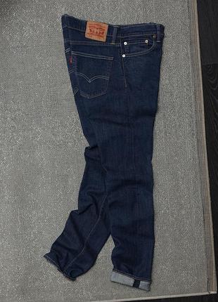 👖levi’s 510 оригінал❗️ чоловічі джинси levis темно сині / 32х32 розмір / джинси левіс