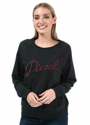 Чорний жіночий світшот diesel s 🛍️1+1=3🛍️
