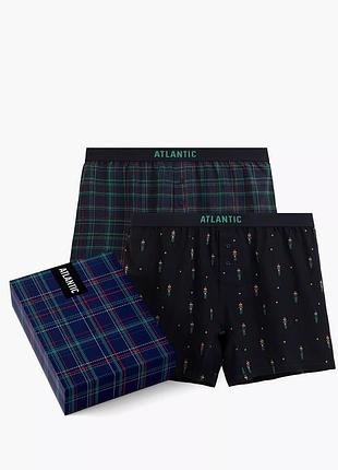 Мужские хлопковые семейные трусы atlantic