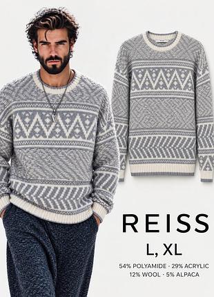 Мужской свитер reiss ramsay fair isle l–xl