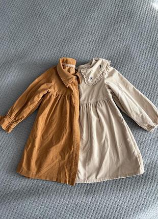 Комплект суконь для дівчинки zara та little angel, розмір 98